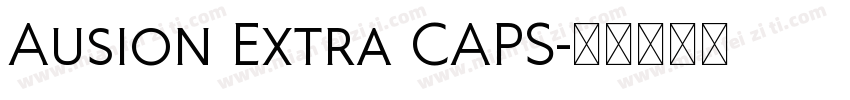 Ausion Extra CAPS字体转换